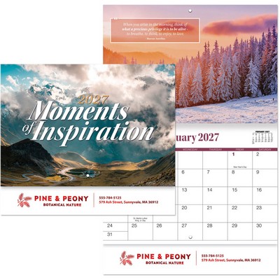 Moments Of Inspiration Stapled Wall Calendar