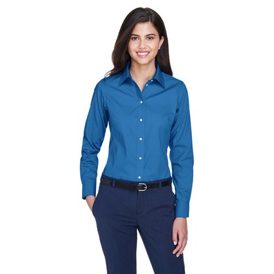 Devon and Jones® Women's Crown Collection® Oxford Long Sleeve Woven Dress Shirt