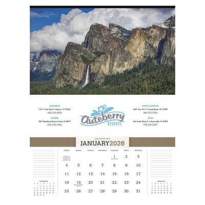 Triumph® Calendars American Splendor without Date Blocks Calendar