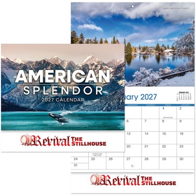 American Splendor Stapled Wall Calendar